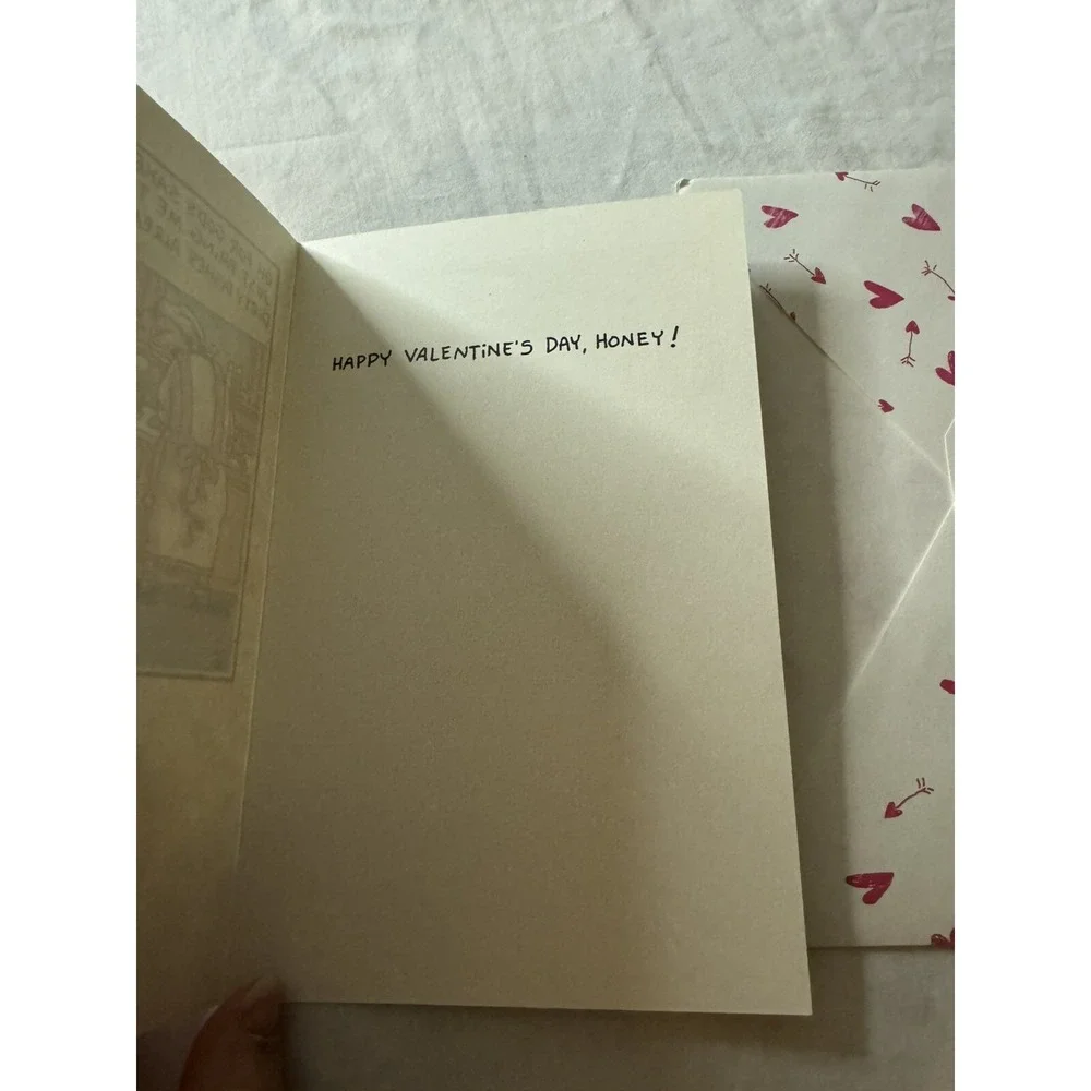 American Greeting Valentine Day Card Naughty Comic Strip Dirty Dishes Vtg Funny